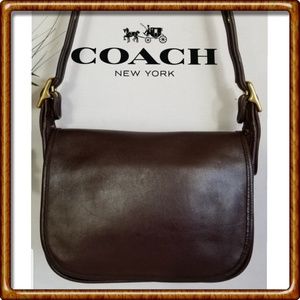 COACH VINTAGE CHOCOLATE BROWN PATRICIA 9951